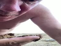amsterdam male playing shitty games on agreek beac